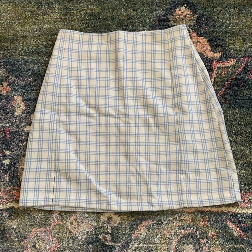plaid skirt